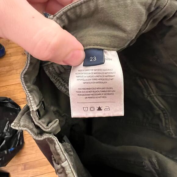 Citizens of Humanity Paloma Utility Trousers Tea Leaf Green sz 23 $248 NWOTs - Picture 15 of 16